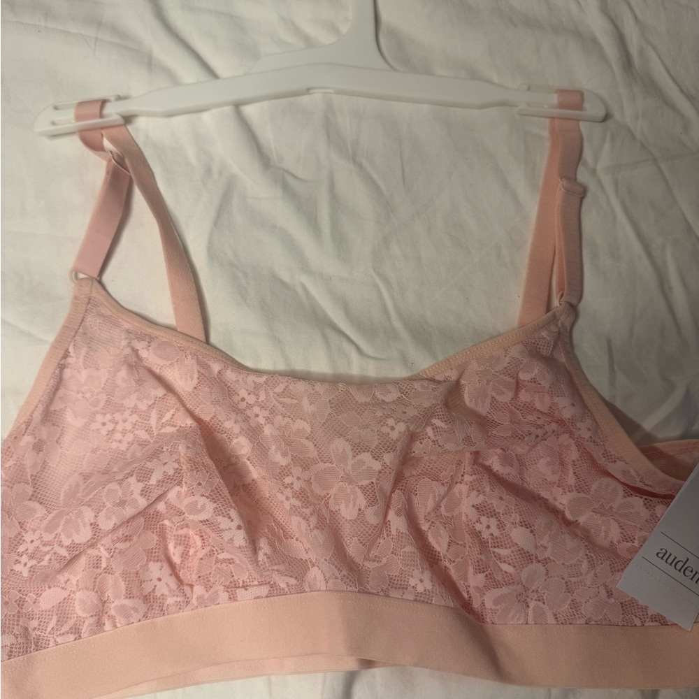 Auden Lace Bralette in Blush